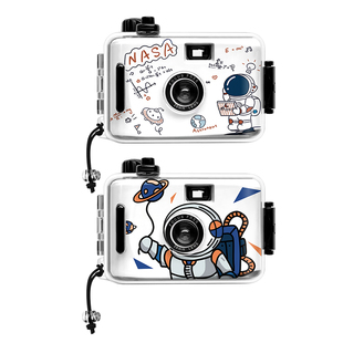 复古傻瓜柯达拍立得宇航员插画防水非一次性便携胶片相机生日礼物