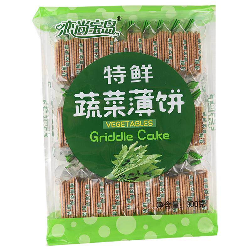 恋尚宝岛酥脆薄饼蔬菜鲜奶起士味