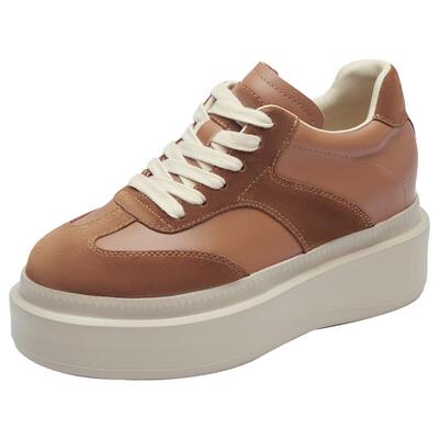 莱尔斯丹YOUNG复古厚底德训鞋女