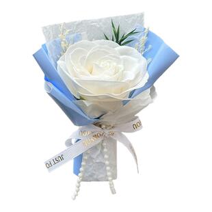 永生仿真卡布奇诺玫瑰迷你见面小花束向日葵精致毕业季情人节礼物