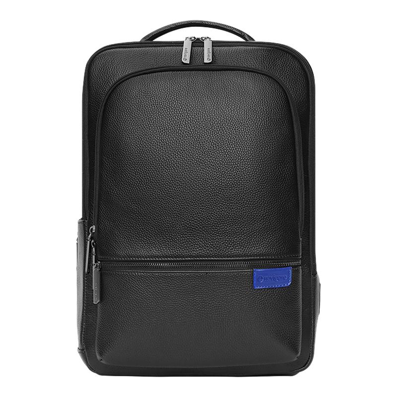 Navigare纳维凯尔意大利小帆船真皮双肩包男商务电脑书包通勤背包