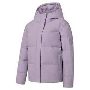 鸿星尔克羽绒服女款2025冬季新款女士三防运动面包服短款棉服外套