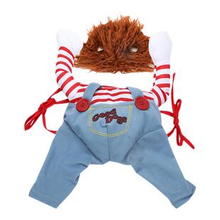 狗的衣服猫衣服搞笑狗狗猫咪搞怪宠物萨摩耶柴犬法斗拿刀恶搞带刀