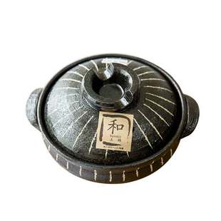 日本原装进口万古烧砂锅炖锅家用燃气陶瓷土锅煲仔饭熬粥砂锅天然