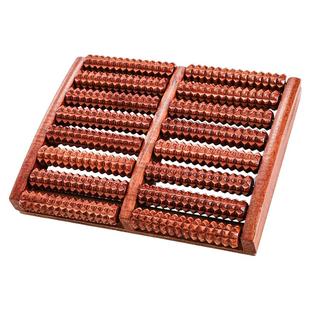 脚踩款实木穴位刺激工具 足底滚轮垫按摩器 泡脚底板经络疏通神器