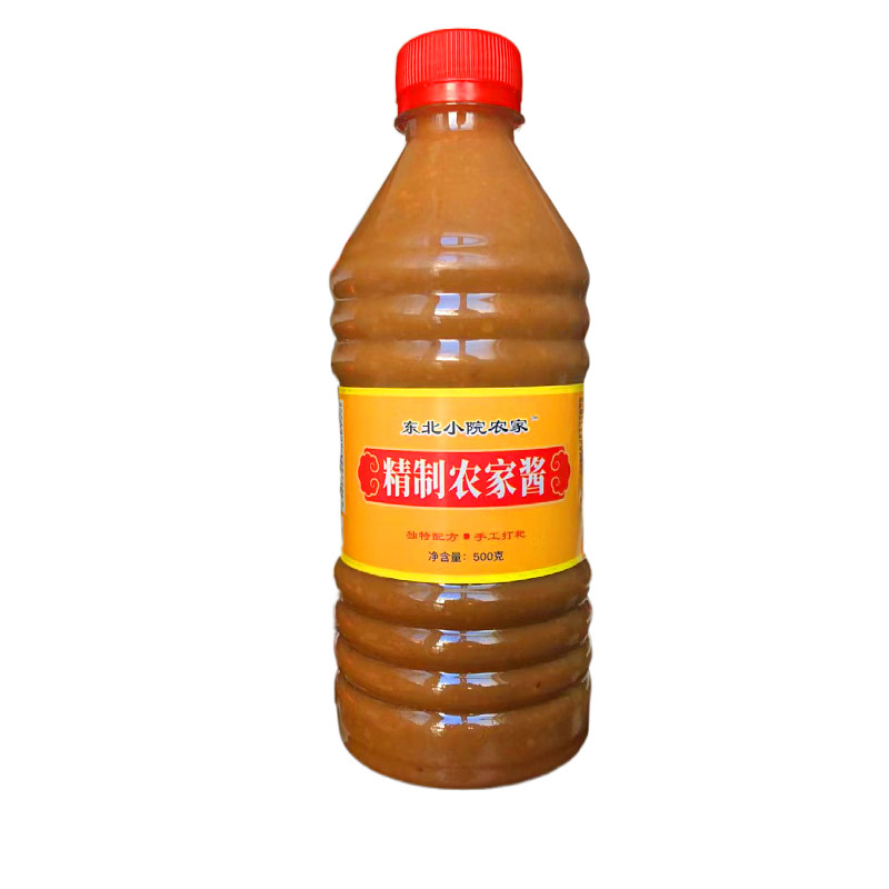 手工打耙不臭农家酱瓶装拌饭酱