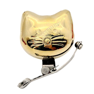 城市复古自行车可爱猫猫车铃小布折叠D7改装车铃平衡童车手打铃铛