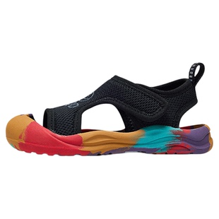 MQD童鞋男童凉鞋夏季新款包头女童软底沙滩鞋镂空透气儿童运动鞋