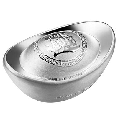 顺钦银楼投资实心礼品纯银元宝