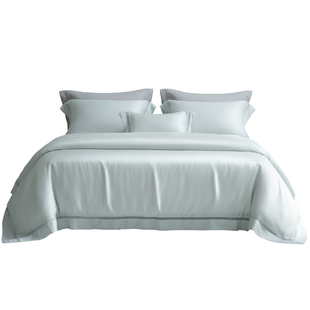 银桑INESANCE奥地利100支兰精天丝A类凉感裸睡亲肤床单床笠四件套