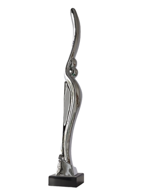 北欧轻奢抽象树脂大理石雕塑摆件