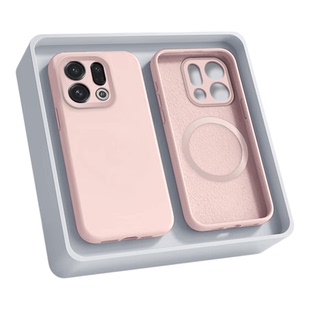 【磁吸充电】适用于oppofindx9手机壳真液态硅胶OPPO Find X9Pro全包防摔保护套PLJ110新款简约PLG男女软壳