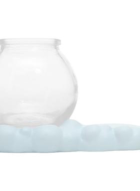 云朵摆件玻璃瓶组合创意水培摆件