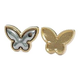 宋锦素绉缎布艺DIY新中式耳坠耳钉耳环底托-非成品