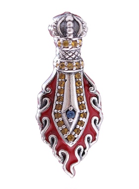 智慧文殊剑计数器S925银配饰