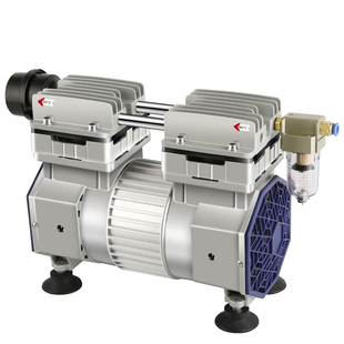 藤原无油真空泵工业用小型抽气泵抽真空机负压泵大流量抽真空机头