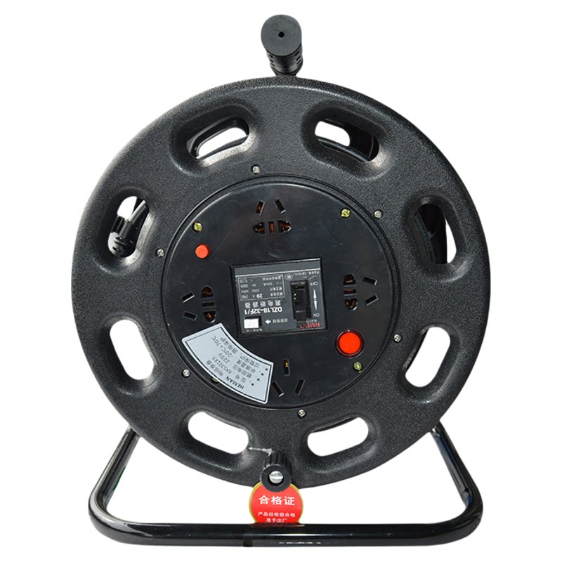 线盘移动电缆盘电线卷盘绕线轴空盘30米50米拖线工程排插座接线板