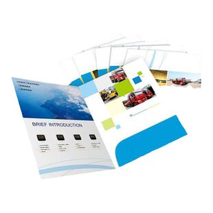 合同封套定制A4文件夹A4封套封皮房卡套插页设计折页双面复膜印刷