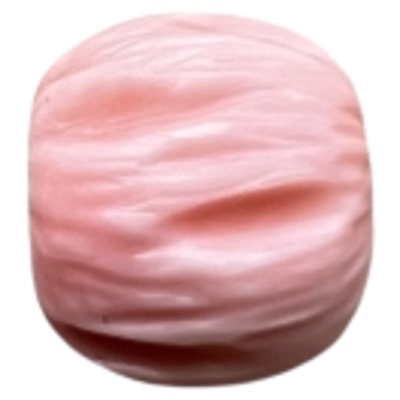 原矿七宝粉贝文玩配饰隔珠雕刻件