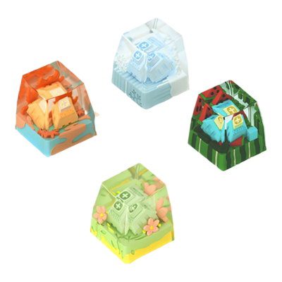 凯华礼盒个性键帽知春夏秋冬