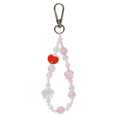 BT21BABYPEARL贝壳串珠钥匙扣
