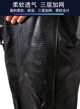 加厚钓捕鱼加厚全身下水裤涉防水防电裤挖藕服带手套连体雨衣服鞋