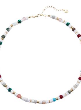 SundyHoney小众设计彩色串珠项链