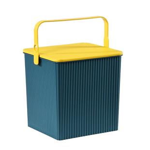 方形桶塑料桶玩具收纳桶水桶凳可坐洗浴篮手提洗澡储物桶带盖洗漱