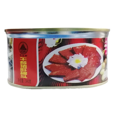 四川巴忠午餐猪肝罐头4罐猪肉