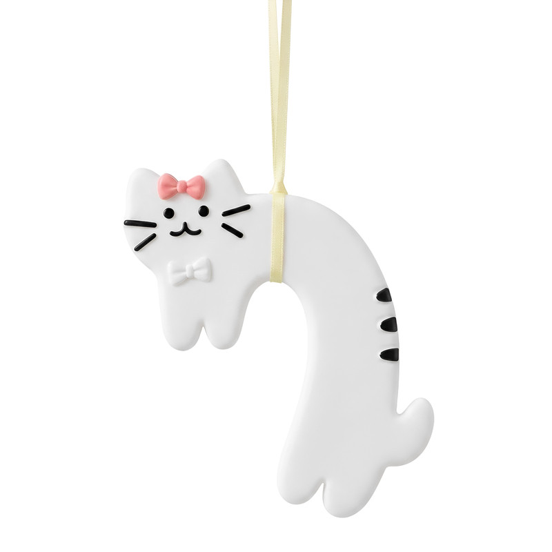 卡通小猫石膏香片车挂持久留香