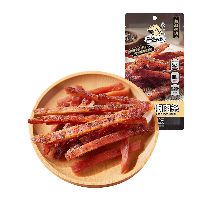 飘零大叔慢烤鸡胸肉条30g*7袋