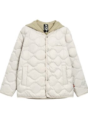 TurnSignal假两件轻薄羽绒服女
