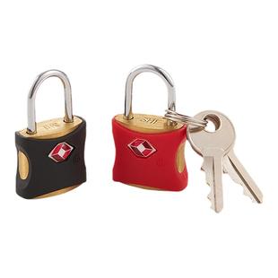 梅花锁TSA海关锁行李箱专用防盗锁包抽屉旅行箱小挂锁托运通关锁