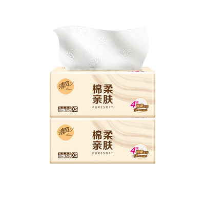 3包清风原木抽纸