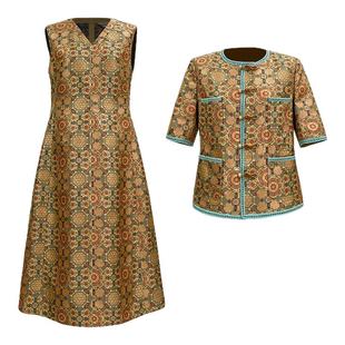 【大师系列-蜀锦张和才】中国风圆领舒适精致八合如意天华锦套装