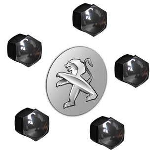 标致2008 3008 4008 5008 301 307 308s 408x 508L轮毂螺丝帽改装