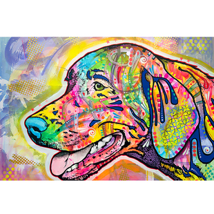 白卡拼图1000片时代广场500彩色猫狗300大型高难度礼物送男女朋友