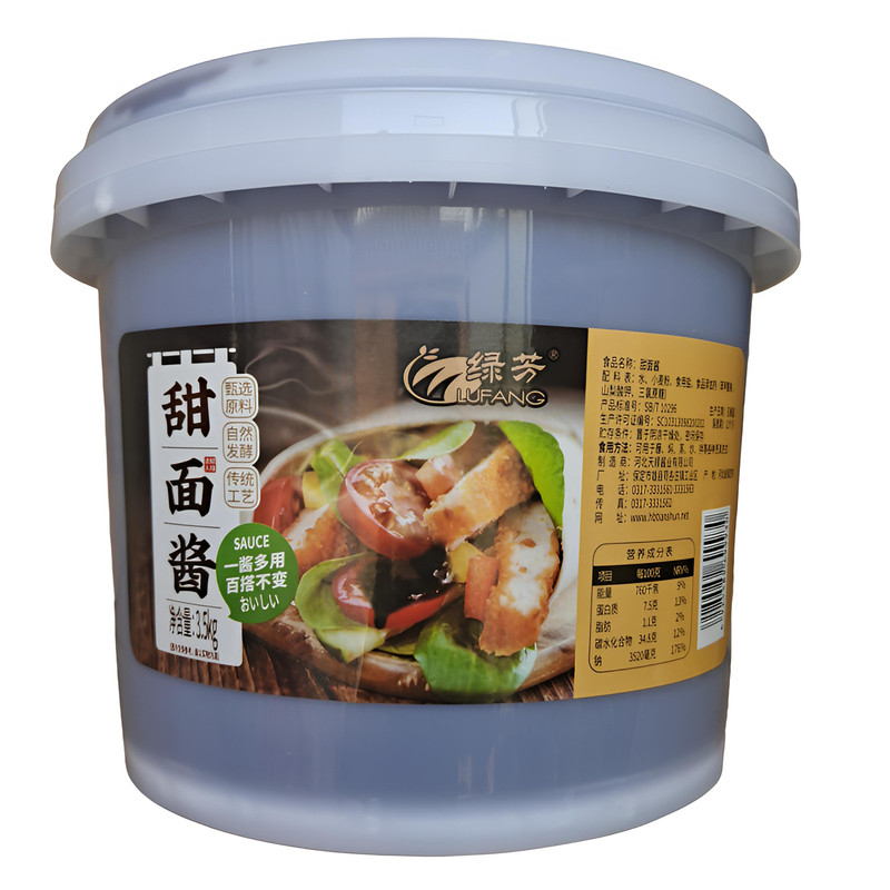 绿芳甜面酱3.5kg大葱蘸大酱