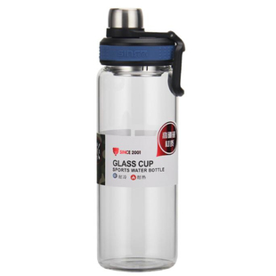 匡迪华象金力单层水晶玻璃杯大容量高硼硅玻璃口杯小口直饮水杯子