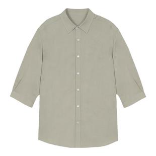 MOST/姆氏德男装短袖衬衫男士春季简约宽松休闲中袖衬衣C41250031