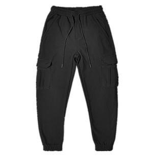 迷彩工装裤男款秋冬季加绒春秋冲锋裤子男士2025新款休闲长裤束脚