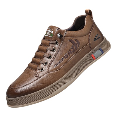 德国骆驼动感男鞋一脚蹬休闲板鞋