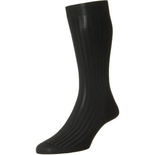 英国Pantherella埃及丝光棉袜子四季款男士中筒西装商务袜5614