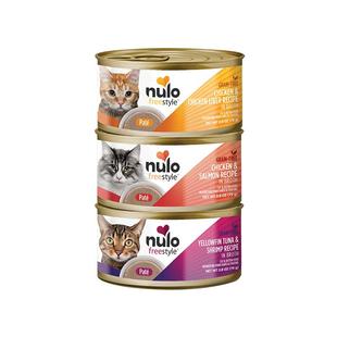 Nulo诺乐自由天性系列猫咪零食幼猫&成猫全价猫罐头主食罐6/12罐
