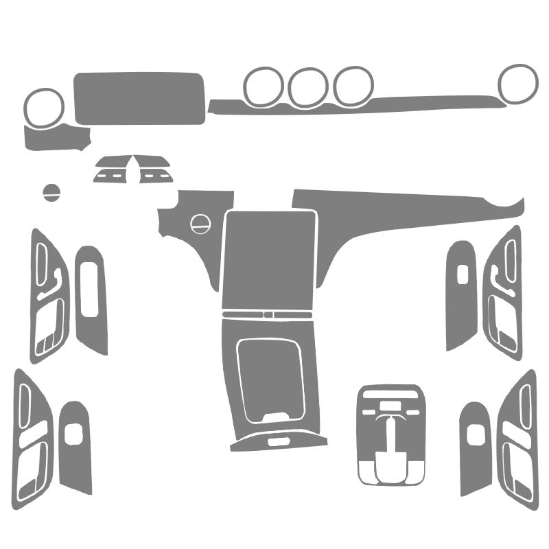 奔驰c级c260L中控贴膜屏幕膜钢化膜c200内饰保护车内装饰用品大全