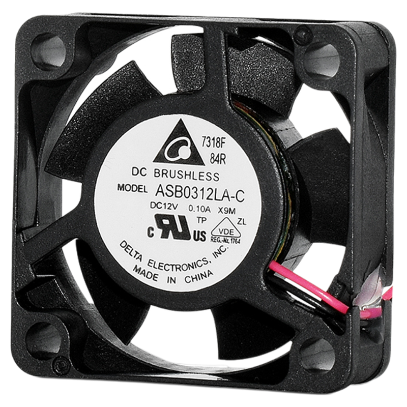 台达ASB0312LA-C静音3010 12V 0.1A 1.2W变频器迷你散热器风扇3CM