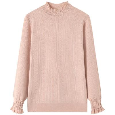 慕兔法式洋气打底蕾丝衫