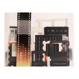 朝雨 观影手帐素材大礼包套装ins电影贴纸胶片边框素材diy拼贴卡