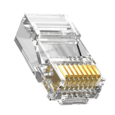 金友春网线水晶头六类千兆rj45