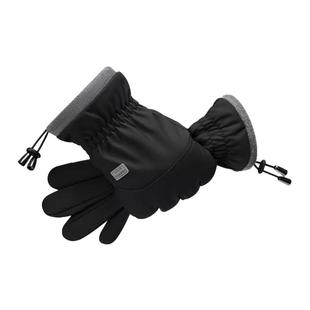 奥康骑行手套摩托车加厚男冬季2025新款加绒保暖防风御寒触屏滑雪
